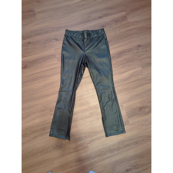 Faux Leather Pants NWOT Size L - Picture 1 of 3
